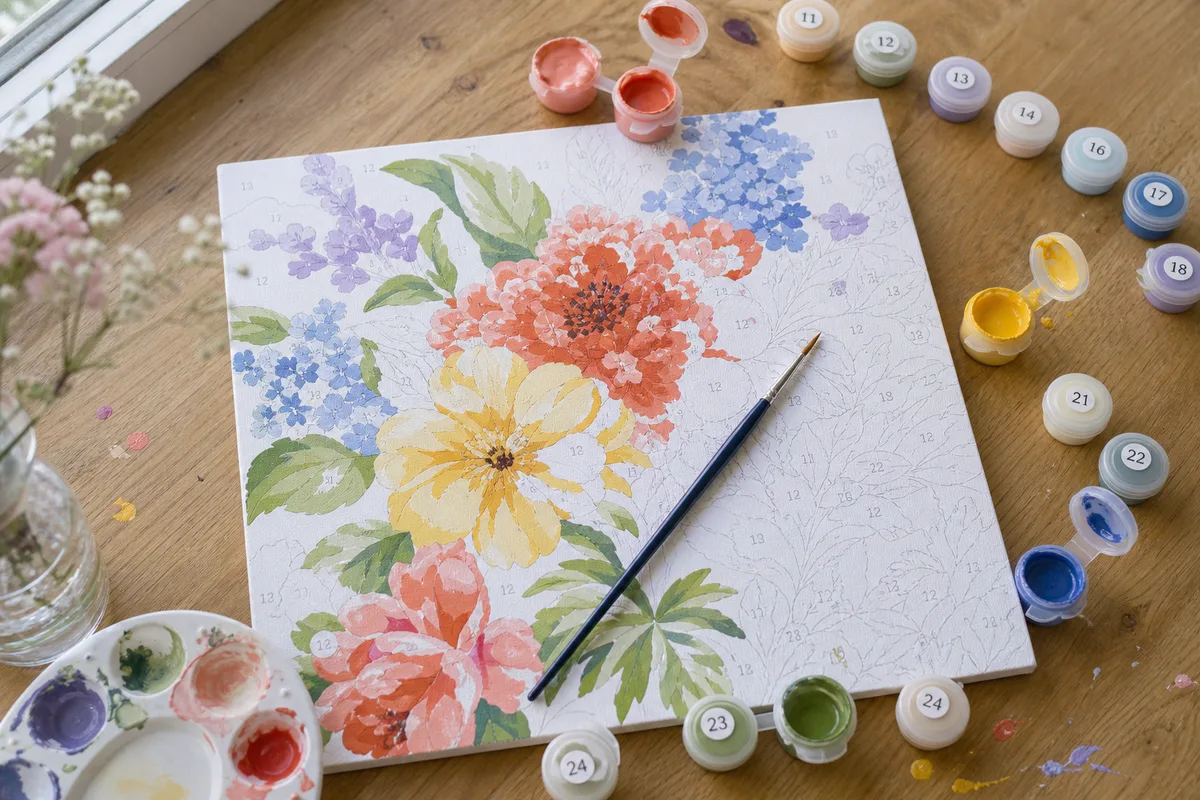 Peinture à numéro : le loisir créatif facile pour débuter
